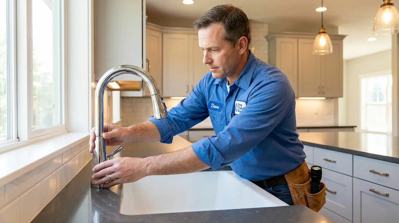 Kitchen faucet installation by Johns Plumbing LLC in Niwot