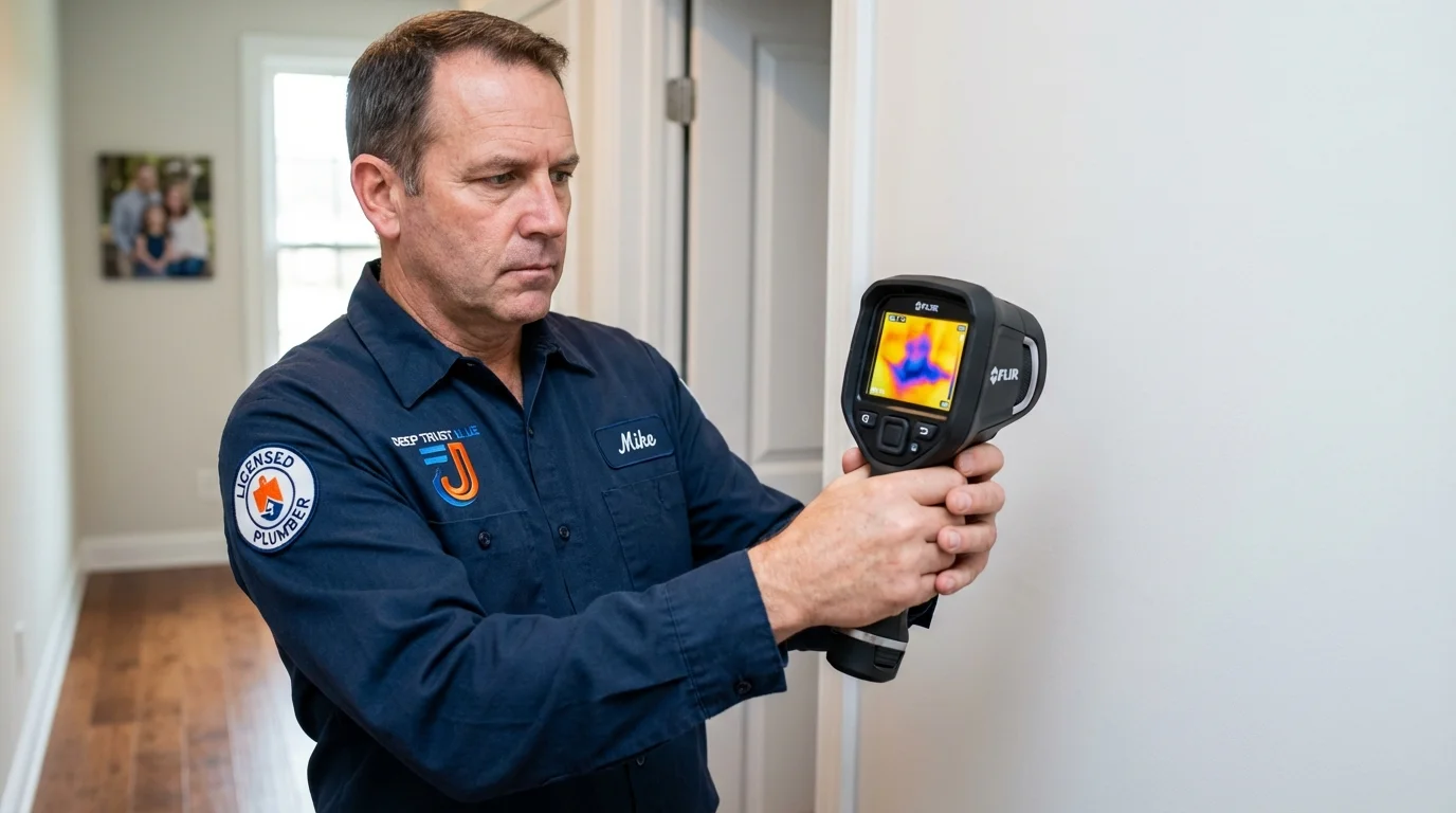 Thermal imaging leak detection by Johns Plumbing LLC in Niwot